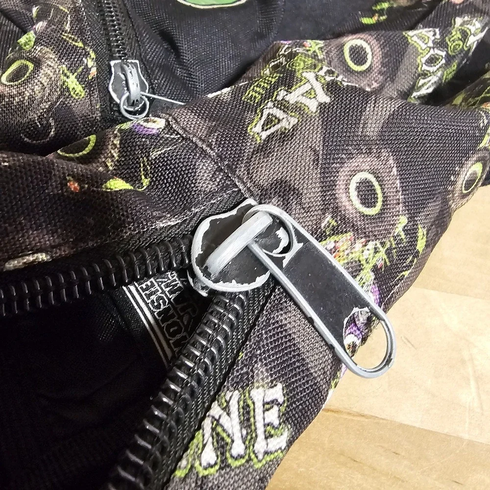 Vintage Grave Digger Race Team Back Pack Monster Jam Bad To The‎ Bone